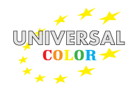 Farby w aerozolu Universal Color logo